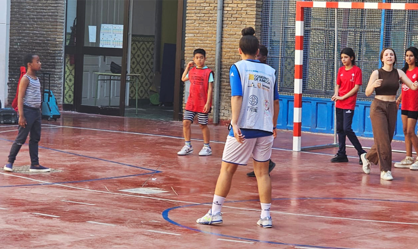 Jornada de futsal en el colegio Cantín y Gamboa